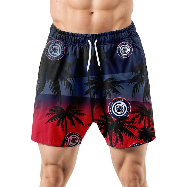 [HOT DEAL] NEW CUSTOMIZED NBA10 LCL LOS ANGELES CLIPPERS UNISEX HAWAIIAN SHIRT & SHORTS SET