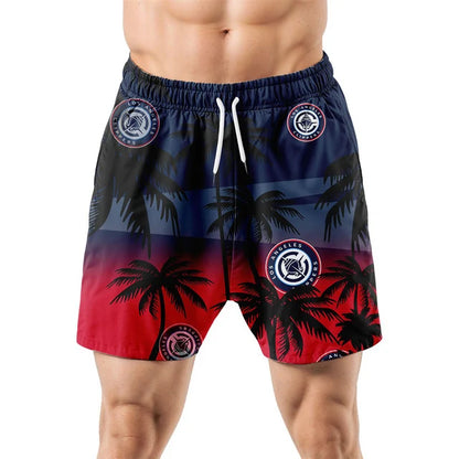 [HOT DEAL] NEW CUSTOMIZED NBA10 LCL LOS ANGELES CLIPPERS UNISEX HAWAIIAN SHIRT & SHORTS SET
