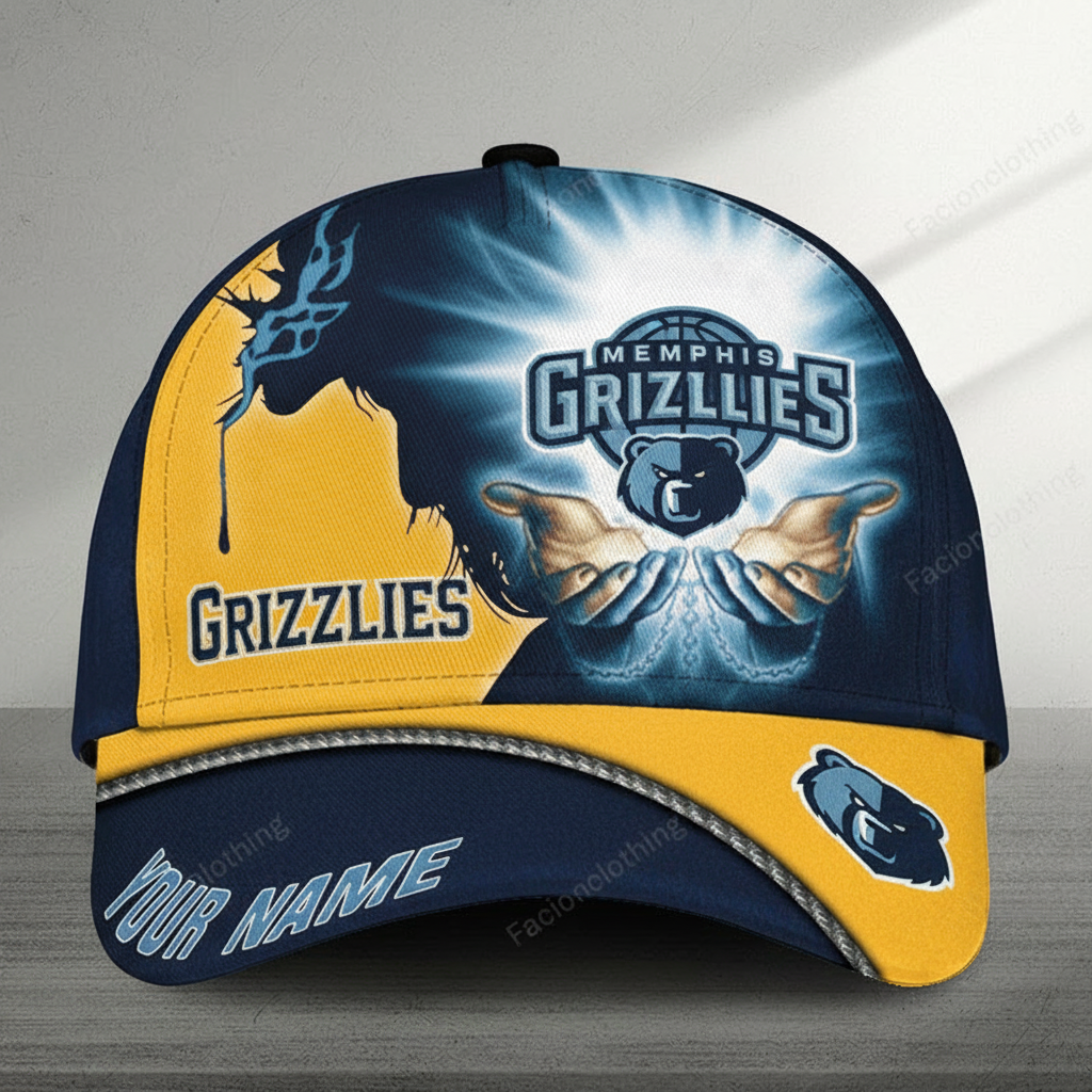 [HOT DEAL] NEW CUSTOMIZED NBA13 MGR MEMPHIS GRIZZLIES CLASSIC CAP