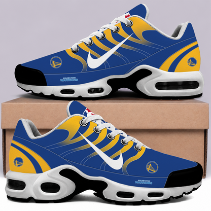[HOT DEAL] NEW CUSTOMIZED NBA12 GSW GOLDEN STATE WARRIORS AIR MAX PLUS SNEAKERS