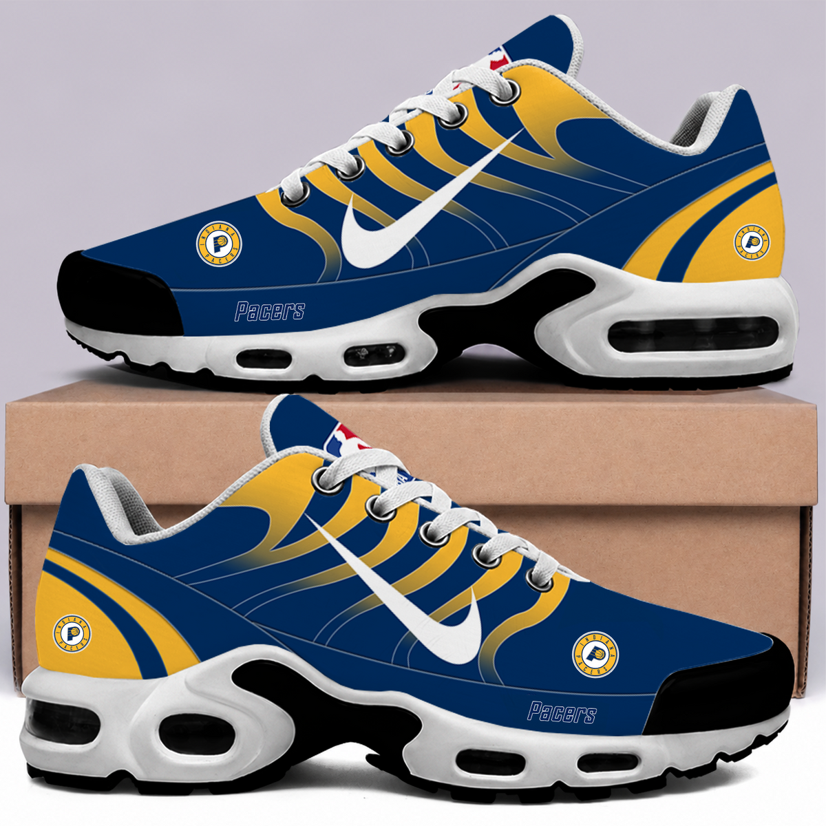 [HOT DEAL] NEW CUSTOMIZED NBA06 IPA INDIANA PACERS AIR MAX PLUS SNEAKERS