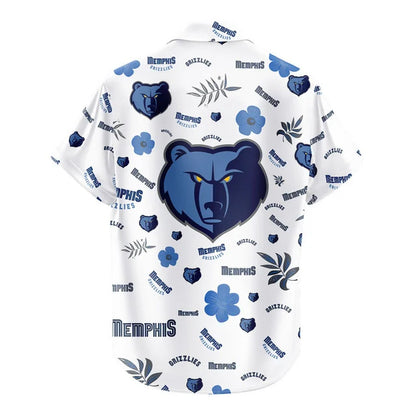 [HOT DEAL] NEW CUSTOMIZED NBA13 MGR MEMPHIS GRIZZLIES UNISEX HAWAIIAN SHIRT & SHORTS SET