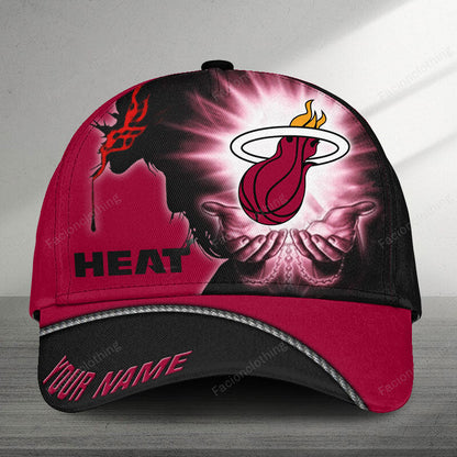 [HOT DEAL] NEW CUSTOMIZED NBA20 MHE MIAMI HEAT CLASSIC CAP