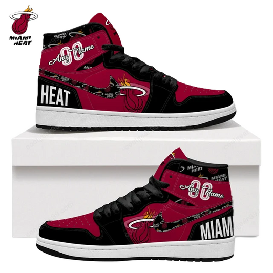 [HOT DEAL] NEW CUSTOMIZED NBA20 MHE MIAMI HEAT AIR JORDAN SNEAKERS