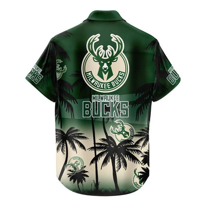 [HOT DEAL] NEW CUSTOMIZED NBA11 MBU MILWAUKEE BUCKS UNISEX HAWAIIAN SHIRT & SHORTS SET