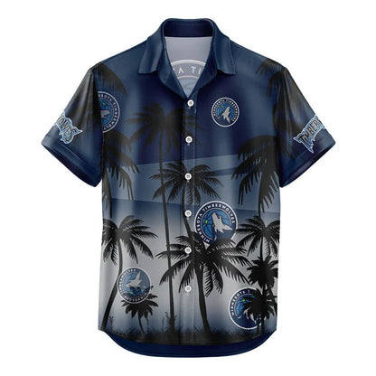 [HOT DEAL] NEW CUSTOMIZED NBA05 MTW MINNESOTA TIMBERWOLVES UNISEX HAWAIIAN SHIRT & SHORTS SET