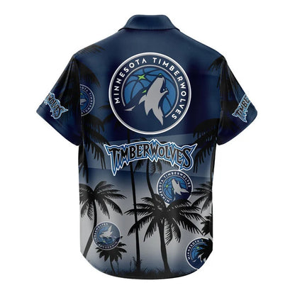 [HOT DEAL] NEW CUSTOMIZED NBA05 MTW MINNESOTA TIMBERWOLVES UNISEX HAWAIIAN SHIRT & SHORTS SET