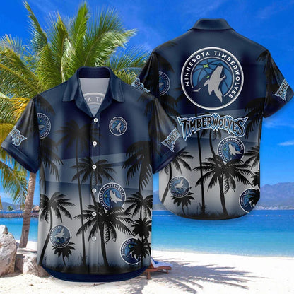 [HOT DEAL] NEW CUSTOMIZED NBA05 MTW MINNESOTA TIMBERWOLVES UNISEX HAWAIIAN SHIRT & SHORTS SET