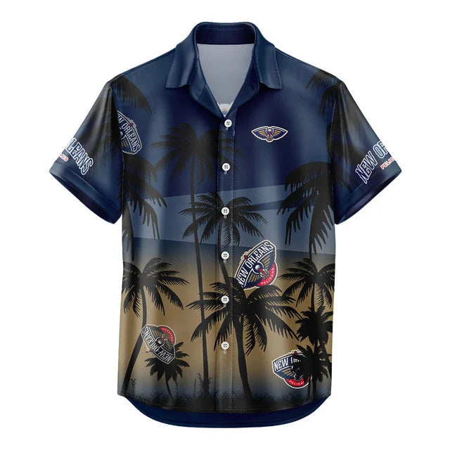 [HOT DEAL] NEW CUSTOMIZED NBA30 NOP NEW ORLEANS PELICANS UNISEX HAWAIIAN SHIRT & SHORTS SET