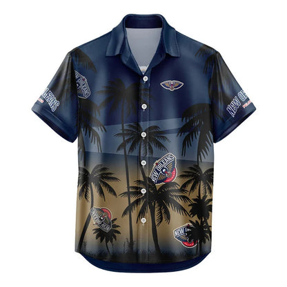 [HOT DEAL] NEW CUSTOMIZED NBA30 NOP NEW ORLEANS PELICANS UNISEX HAWAIIAN SHIRT & SHORTS SET