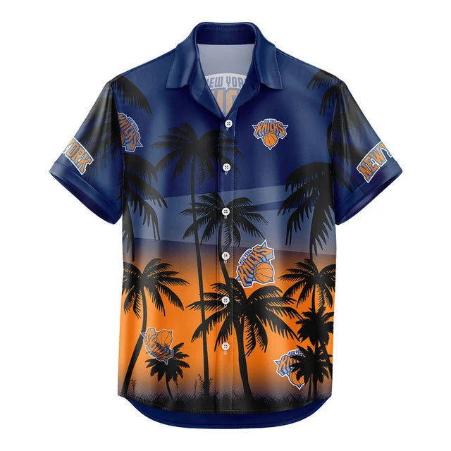 [HOT DEAL] NEW CUSTOMIZED NBA04 NYK NEW YORK KNICKS UNISEX HAWAIIAN SHIRT & SHORTS SET