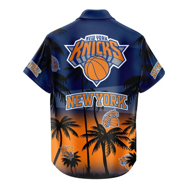 [HOT DEAL] NEW CUSTOMIZED NBA04 NYK NEW YORK KNICKS UNISEX HAWAIIAN SHIRT & SHORTS SET