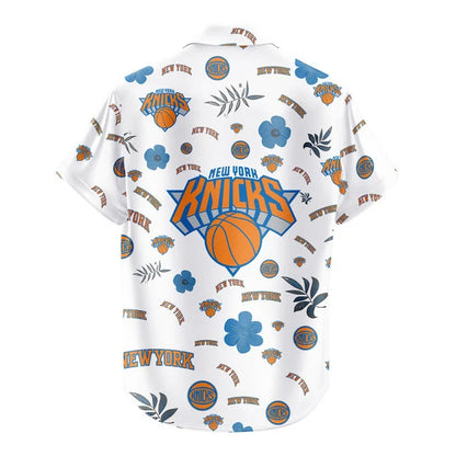 [HOT DEAL] NEW CUSTOMIZED NBA04 NYK NEW YORK KNICKS UNISEX HAWAIIAN SHIRT & SHORTS SET