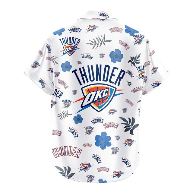 [HOT DEAL] NEW CUSTOMIZED NBA01 OCT OKLAHOMA CITY THUNDER UNISEX HAWAIIAN SHIRT & SHORTS SET