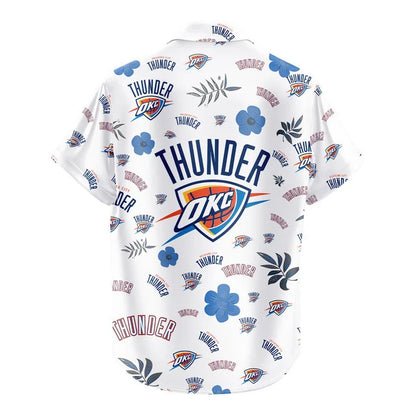 [HOT DEAL] NEW CUSTOMIZED NBA01 OCT OKLAHOMA CITY THUNDER UNISEX HAWAIIAN SHIRT & SHORTS SET