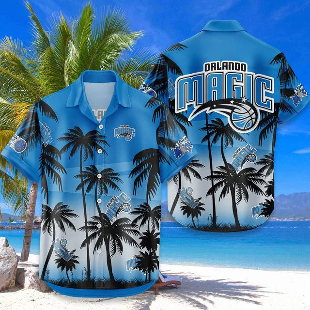 [HOT DEAL] NEW CUSTOMIZED NBA15 OMA ORLANDO MAGIC UNISEX HAWAIIAN SHIRT & SHORTS SET