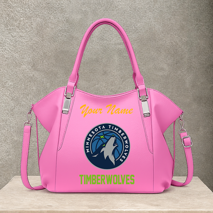 [HOT DEAL] NEW CUSTOMIZED NBA05 MTW MINNESOTA TIMBERWOLVES SHOULDER HANDBAG