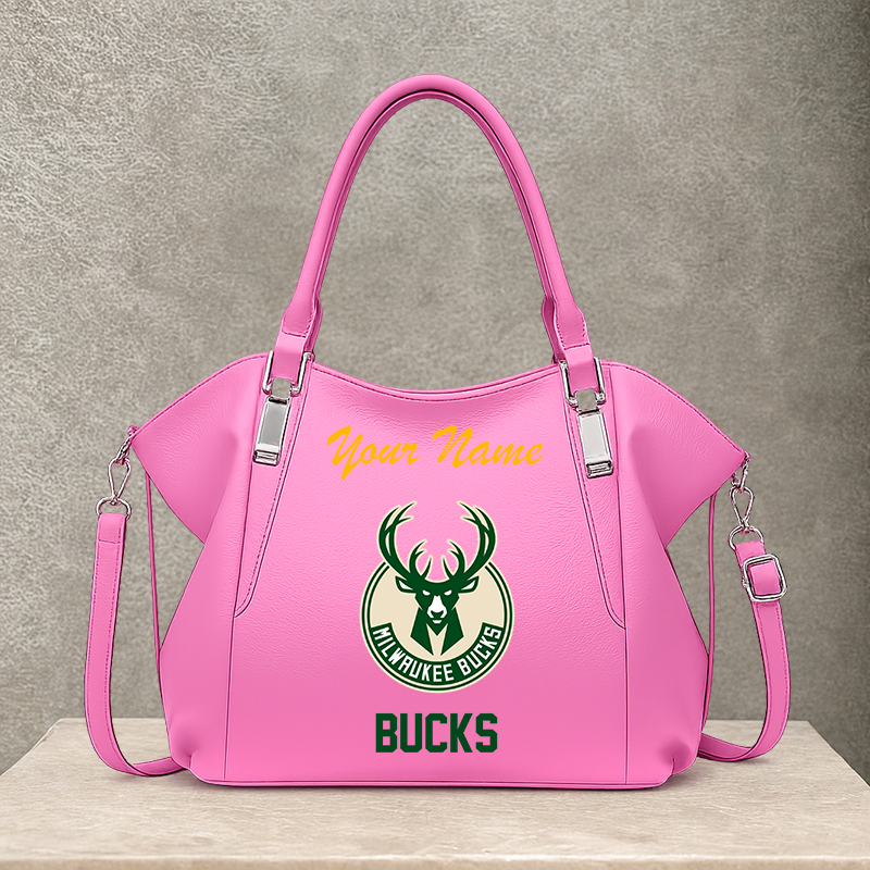 [HOT DEAL] NEW CUSTOMIZED NBA11 MBU MILWAUKEE BUCKS SHOULDER HANDBAG