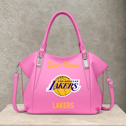 [HOT DEAL] NEW CUSTOMIZED NBA09 LLA LOS ANGELES LAKERS SHOULDER HANDBAG