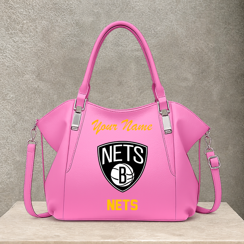 [HOT DEAL] NEW CUSTOMIZED NBA25 BNE BROOKLYN NETS SHOULDER HANDBAG