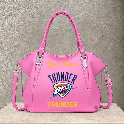 [HOT DEAL] NEW CUSTOMIZED NBA01 OCT OKLAHOMA CITY THUNDER SHOULDER HANDBAG
