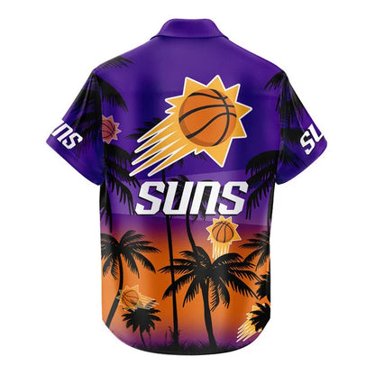 [HOT DEAL] NEW CUSTOMIZED NBA21 PSU PHOENIX SUNS UNISEX HAWAIIAN SHIRT & SHORTS SET