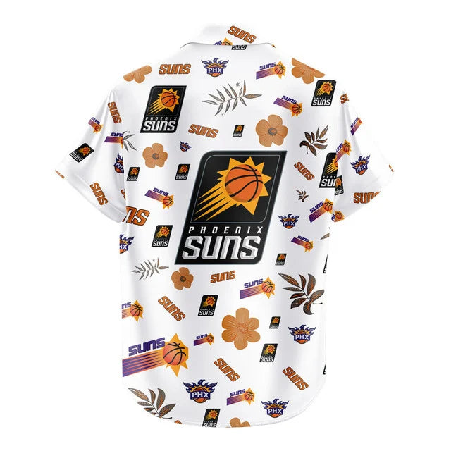 [HOT DEAL] NEW CUSTOMIZED NBA21 PSU PHOENIX SUNS UNISEX HAWAIIAN SHIRT & SHORTS SET