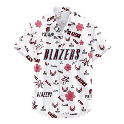 [HOT DEAL] NEW CUSTOMIZED NBA22 PTB PORTLAND TRAIL BLAZERS UNISEX HAWAIIAN SHIRT & SHORTS SET