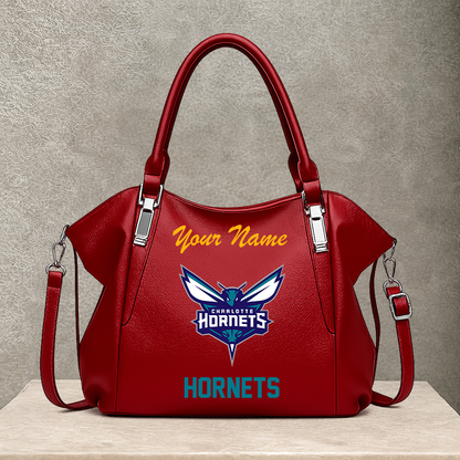 [HOT DEAL] NEW CUSTOMIZED NBA27 CHO CHARLOTTE HORNETS SHOULDER HANDBAG