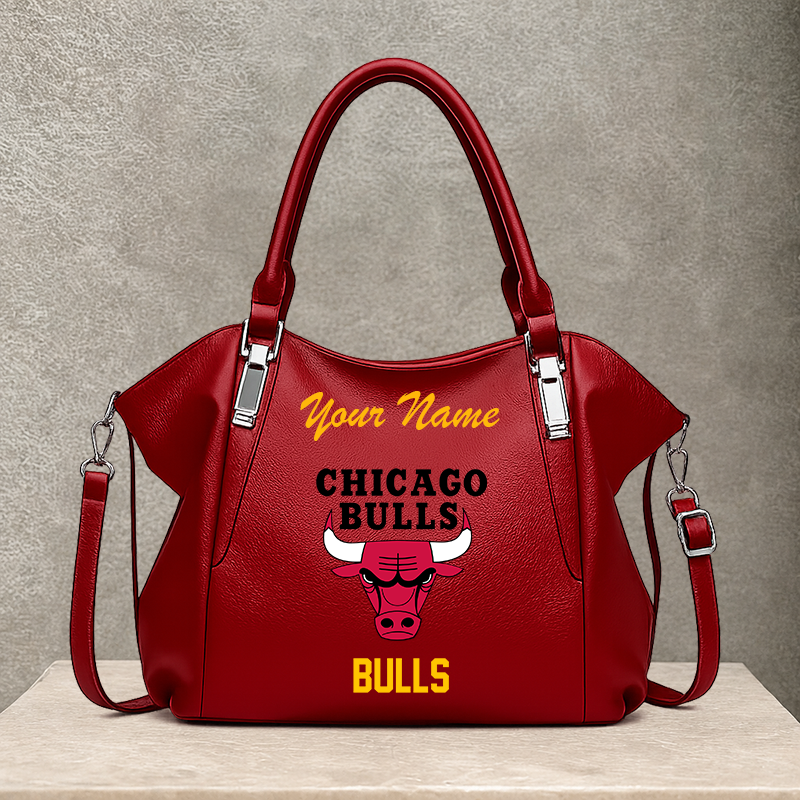 [HOT DEAL] NEW CUSTOMIZED NBA19 CBU CHICAGO BULLS SHOULDER HANDBAG
