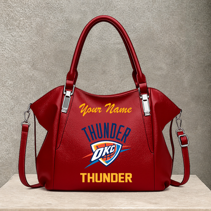 [HOT DEAL] NEW CUSTOMIZED NBA01 OCT OKLAHOMA CITY THUNDER SHOULDER HANDBAG