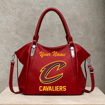 [HOT DEAL] NEW CUSTOMIZED NBA02 CCA CLEVELAND CAVALIERS SHOULDER HANDBAG