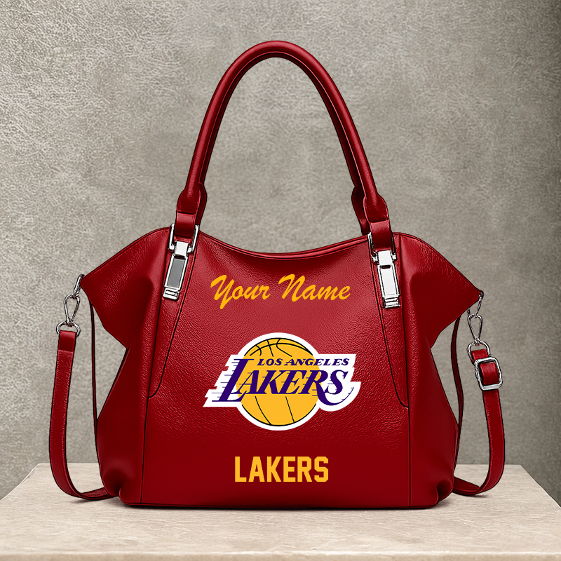 [HOT DEAL] NEW CUSTOMIZED NBA09 LLA LOS ANGELES LAKERS SHOULDER HANDBAG