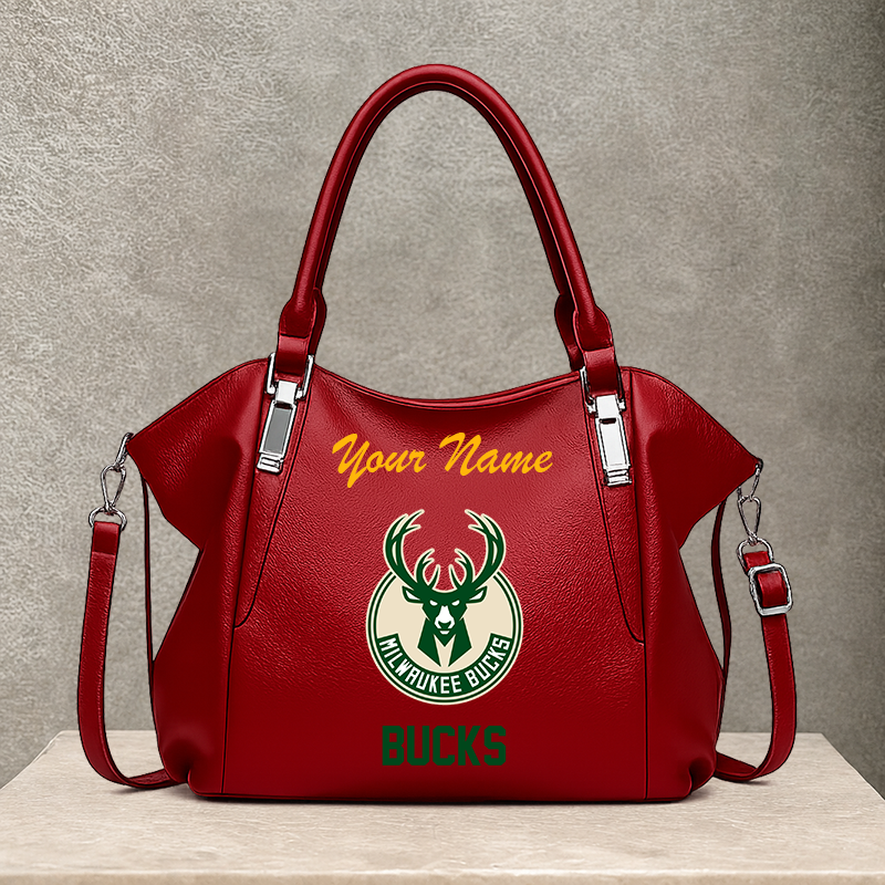 [HOT DEAL] NEW CUSTOMIZED NBA11 MBU MILWAUKEE BUCKS SHOULDER HANDBAG