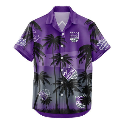 [HOT DEAL] NEW CUSTOMIZED NBA16 SKI SACRAMENTO KINGS UNISEX HAWAIIAN SHIRT & SHORTS SET