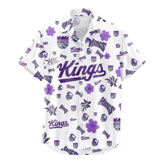[HOT DEAL] NEW CUSTOMIZED NBA16 SKI SACRAMENTO KINGS UNISEX HAWAIIAN SHIRT & SHORTS SET