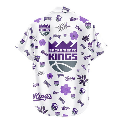 [HOT DEAL] NEW CUSTOMIZED NBA16 SKI SACRAMENTO KINGS UNISEX HAWAIIAN SHIRT & SHORTS SET