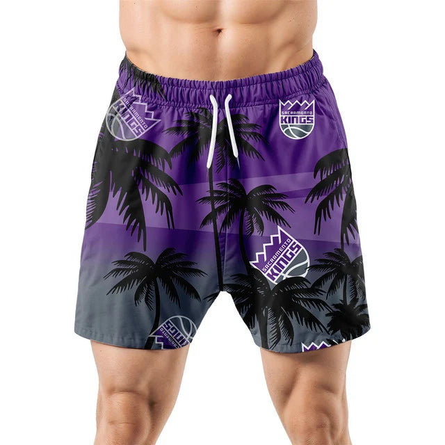[HOT DEAL] NEW CUSTOMIZED NBA16 SKI SACRAMENTO KINGS UNISEX HAWAIIAN SHIRT & SHORTS SET