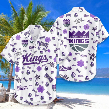 [HOT DEAL] NEW CUSTOMIZED NBA16 SKI SACRAMENTO KINGS UNISEX HAWAIIAN SHIRT & SHORTS SET