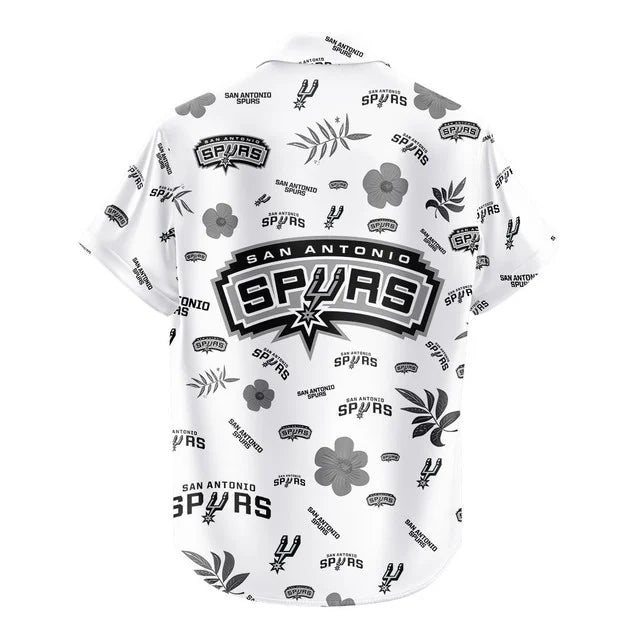 [HOT DEAL] NEW CUSTOMIZED NBA23 SAS SAN ANTONIO SPURS UNISEX HAWAIIAN SHIRT & SHORTS SET