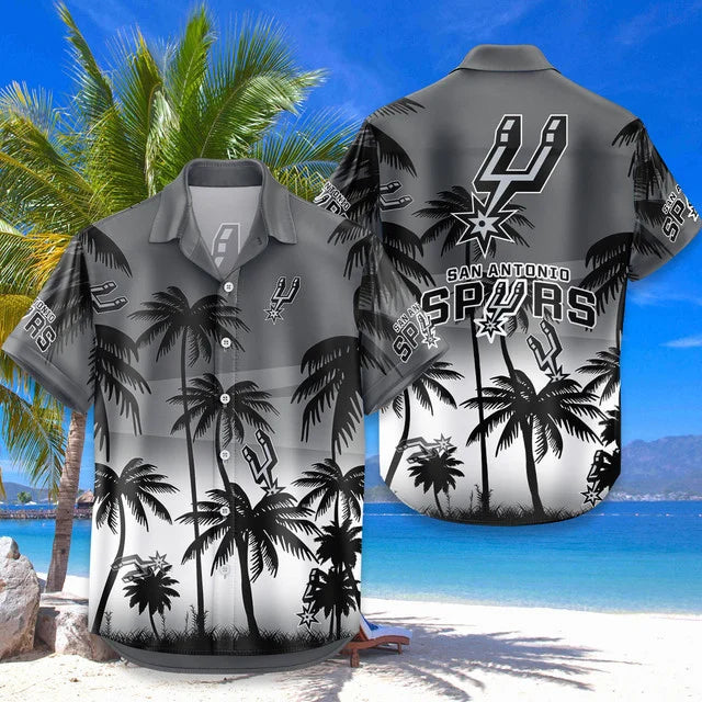 [HOT DEAL] NEW CUSTOMIZED NBA23 SAS SAN ANTONIO SPURS UNISEX HAWAIIAN SHIRT & SHORTS SET