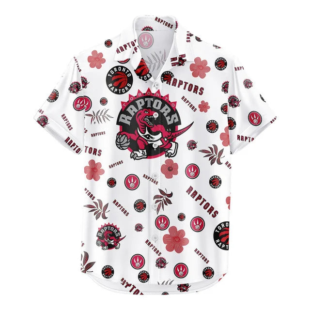 [HOT DEAL] NEW CUSTOMIZED NBA24 TRA TORONTO RAPTORS UNISEX HAWAIIAN SHIRT & SHORTS SET