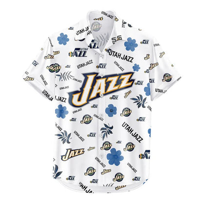 [HOT DEAL] NEW CUSTOMIZED NBA29 UJZ UTAH JAZZ UNISEX HAWAIIAN SHIRT & SHORTS SET