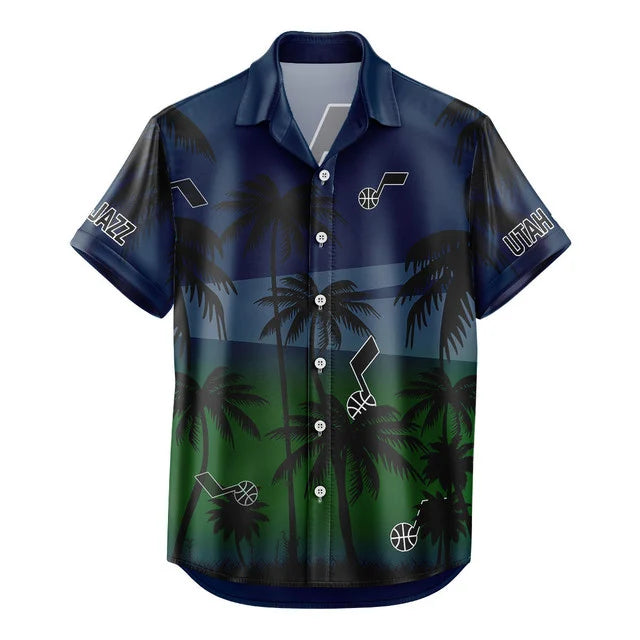 [HOT DEAL] NEW CUSTOMIZED NBA29 UJZ UTAH JAZZ UNISEX HAWAIIAN SHIRT & SHORTS SET