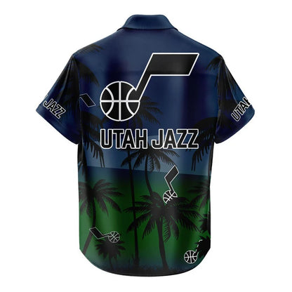 [HOT DEAL] NEW CUSTOMIZED NBA29 UJZ UTAH JAZZ UNISEX HAWAIIAN SHIRT & SHORTS SET