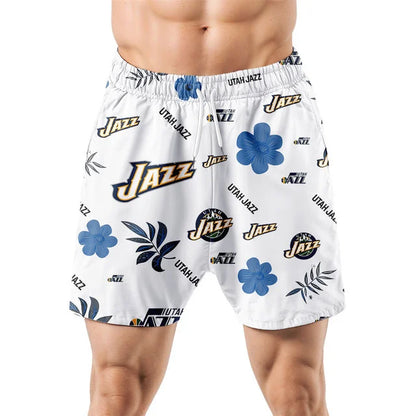 [HOT DEAL] NEW CUSTOMIZED NBA29 UJZ UTAH JAZZ UNISEX HAWAIIAN SHIRT & SHORTS SET
