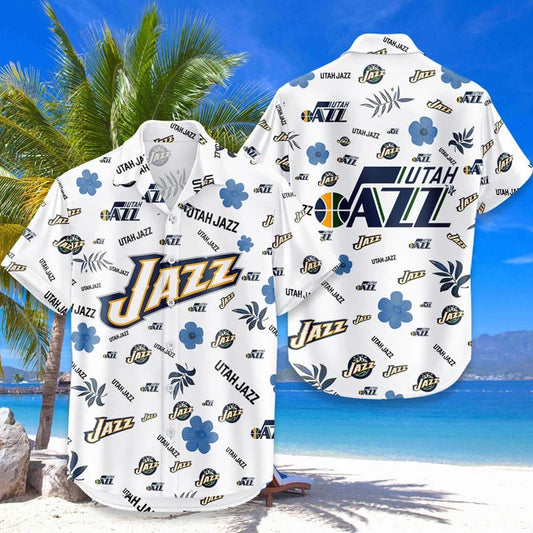 [HOT DEAL] NEW CUSTOMIZED NBA29 UJZ UTAH JAZZ UNISEX HAWAIIAN SHIRT & SHORTS SET