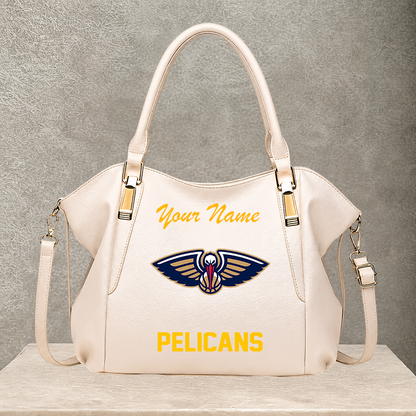 [HOT DEAL] NEW CUSTOMIZED NBA30 NOP NEW ORLEANS PELICANS SHOULDER HANDBAG