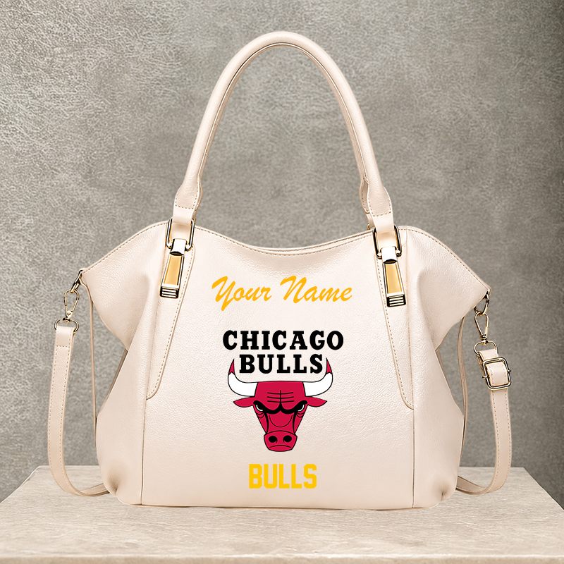[HOT DEAL] NEW CUSTOMIZED NBA19 CBU CHICAGO BULLS SHOULDER HANDBAG