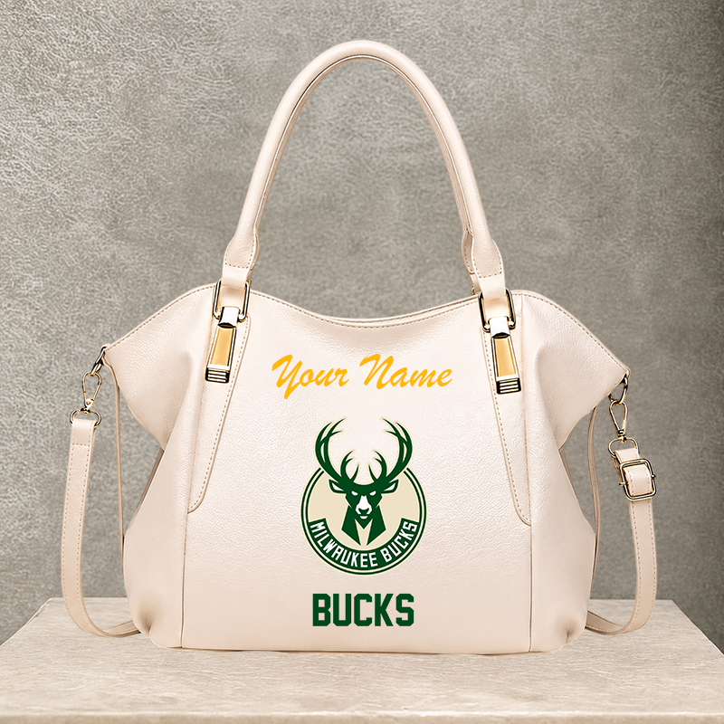 [HOT DEAL] NEW CUSTOMIZED NBA11 MBU MILWAUKEE BUCKS SHOULDER HANDBAG
